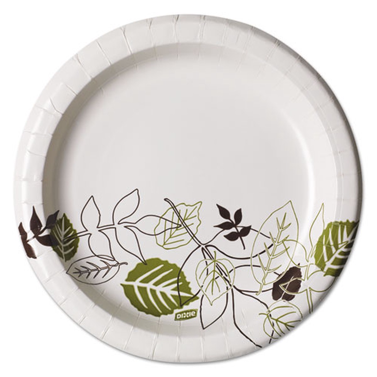 Pathways Soak-proof Shield Mediumweight Paper Plates, 8 1/2", Pathway, 125/pack
