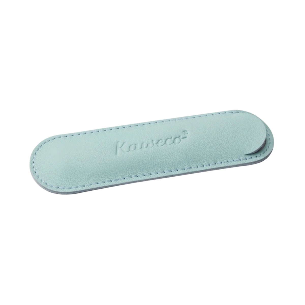 Leather Pen Pouch Case - Mint