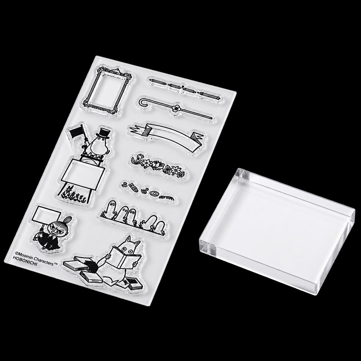 Hobonichi Clear Stamp - Moomin (Frame)