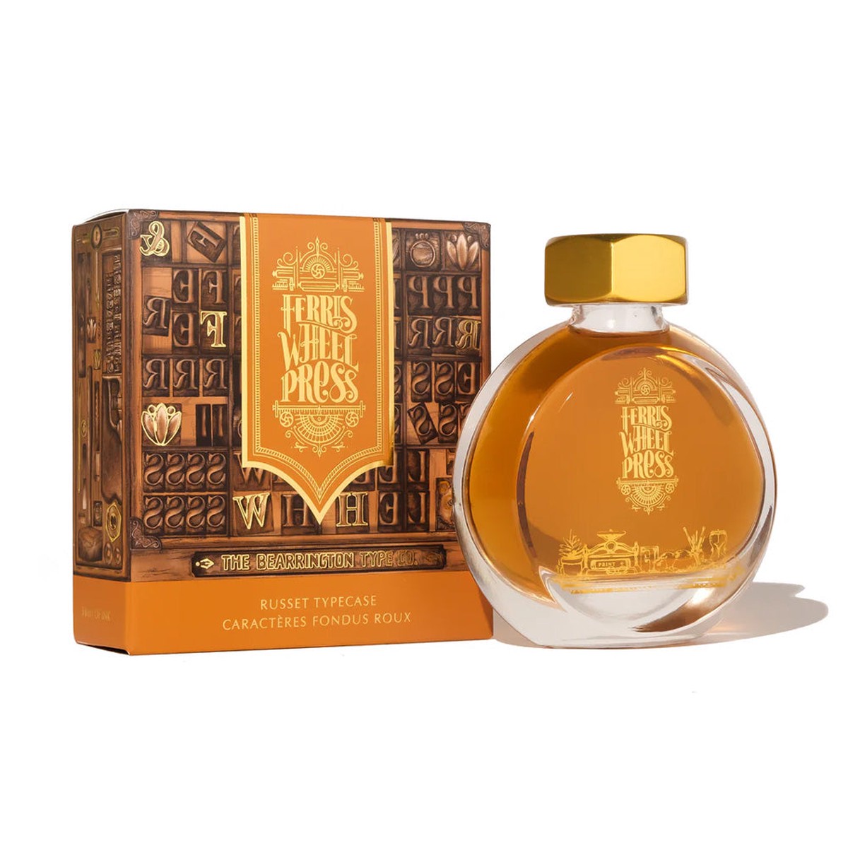 Ferris Wheel Press Fountain Pen Ink 38ml Russet Typecase