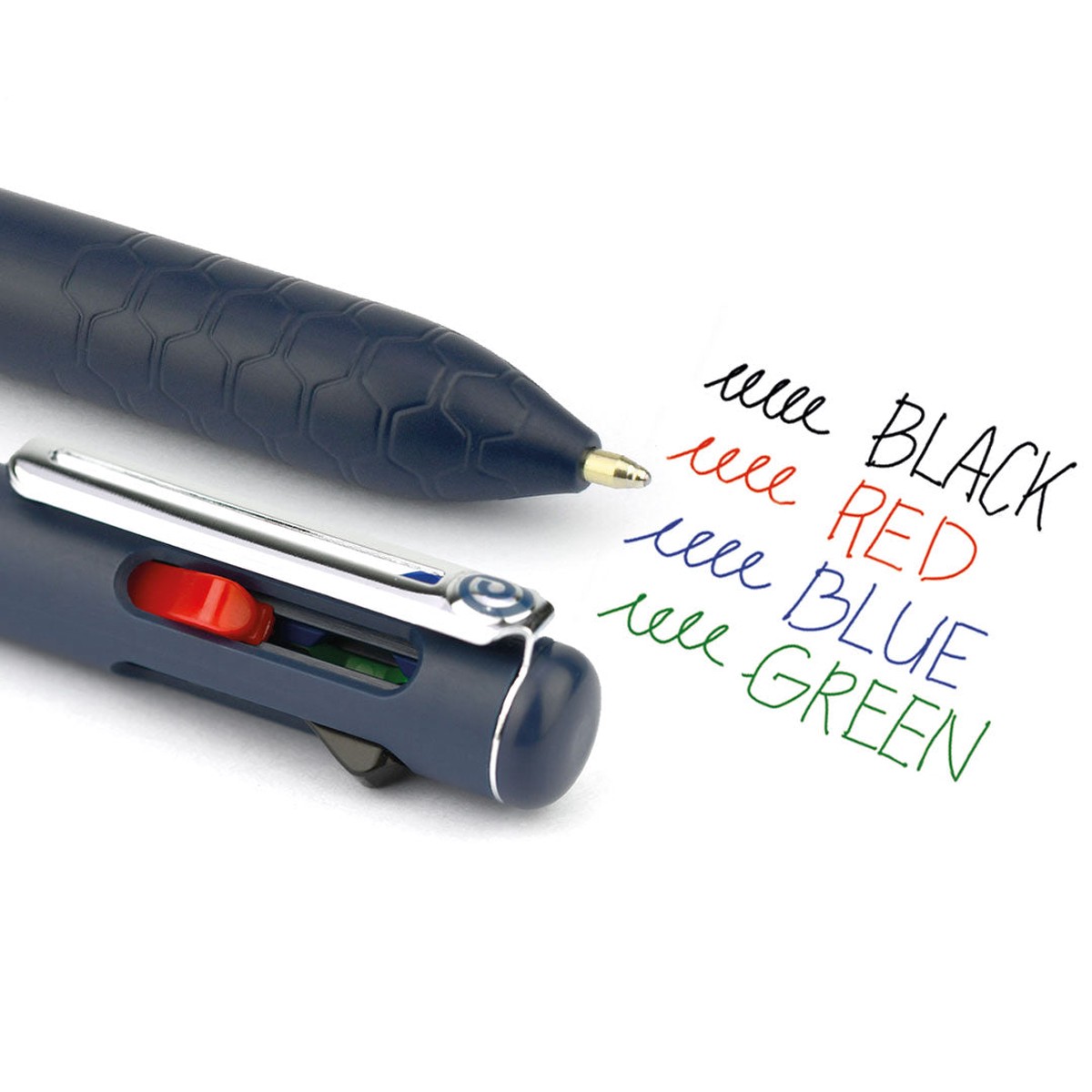 Pentel iZee 4-Colour Multipen - Deep Blue