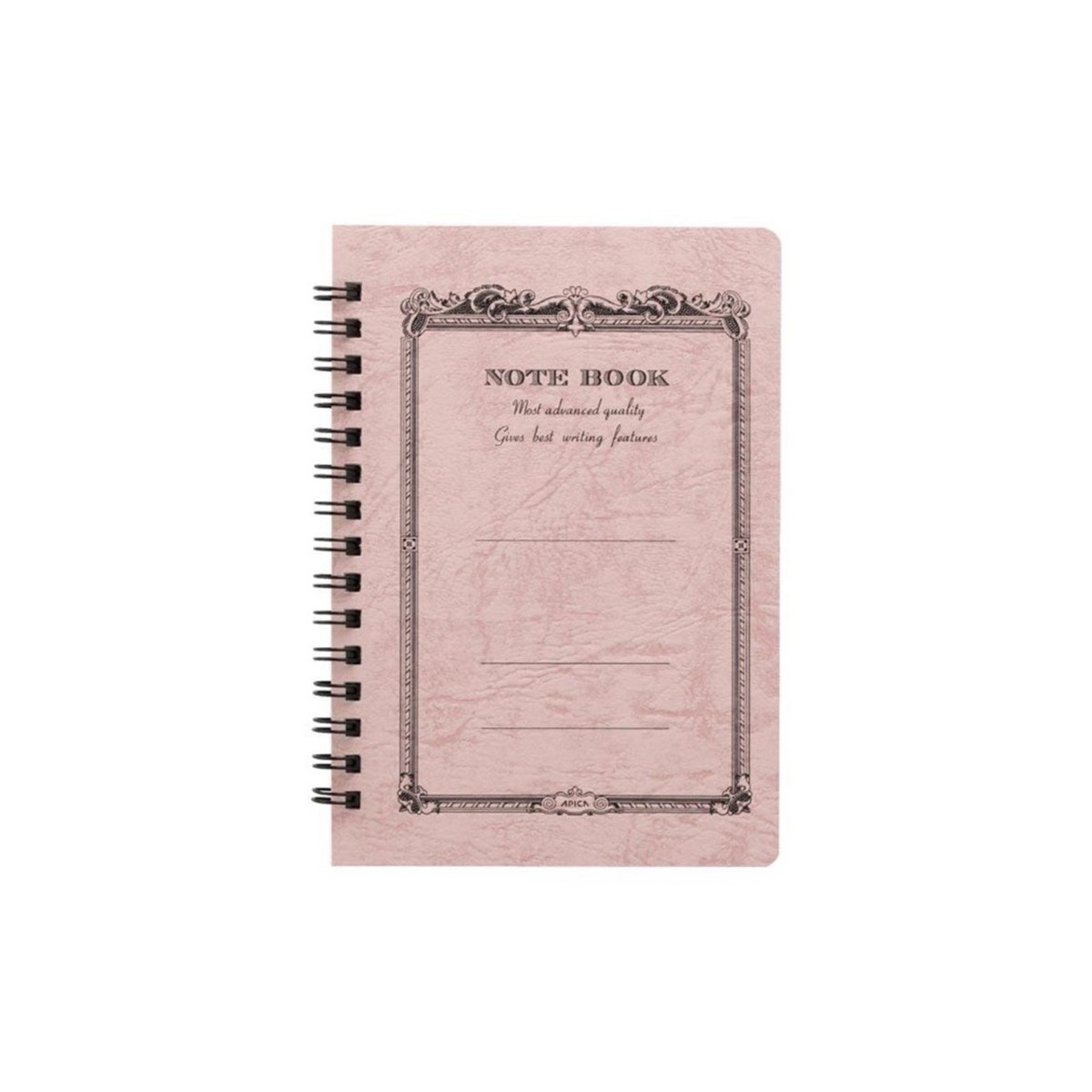 Apica CD Twin Ring Notebook A6 - Peach (Lined)