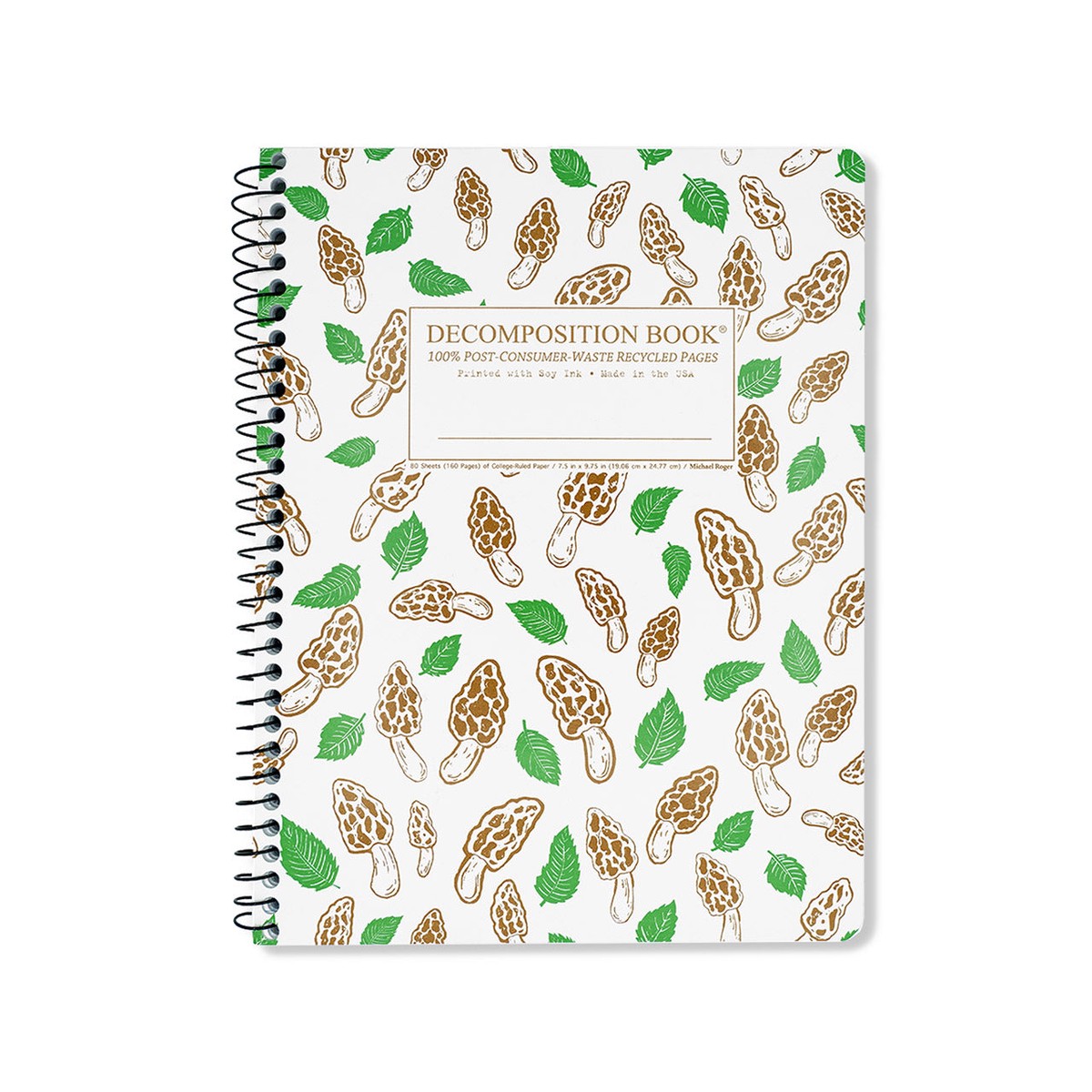 Forest Floor Large Spiral Notebook