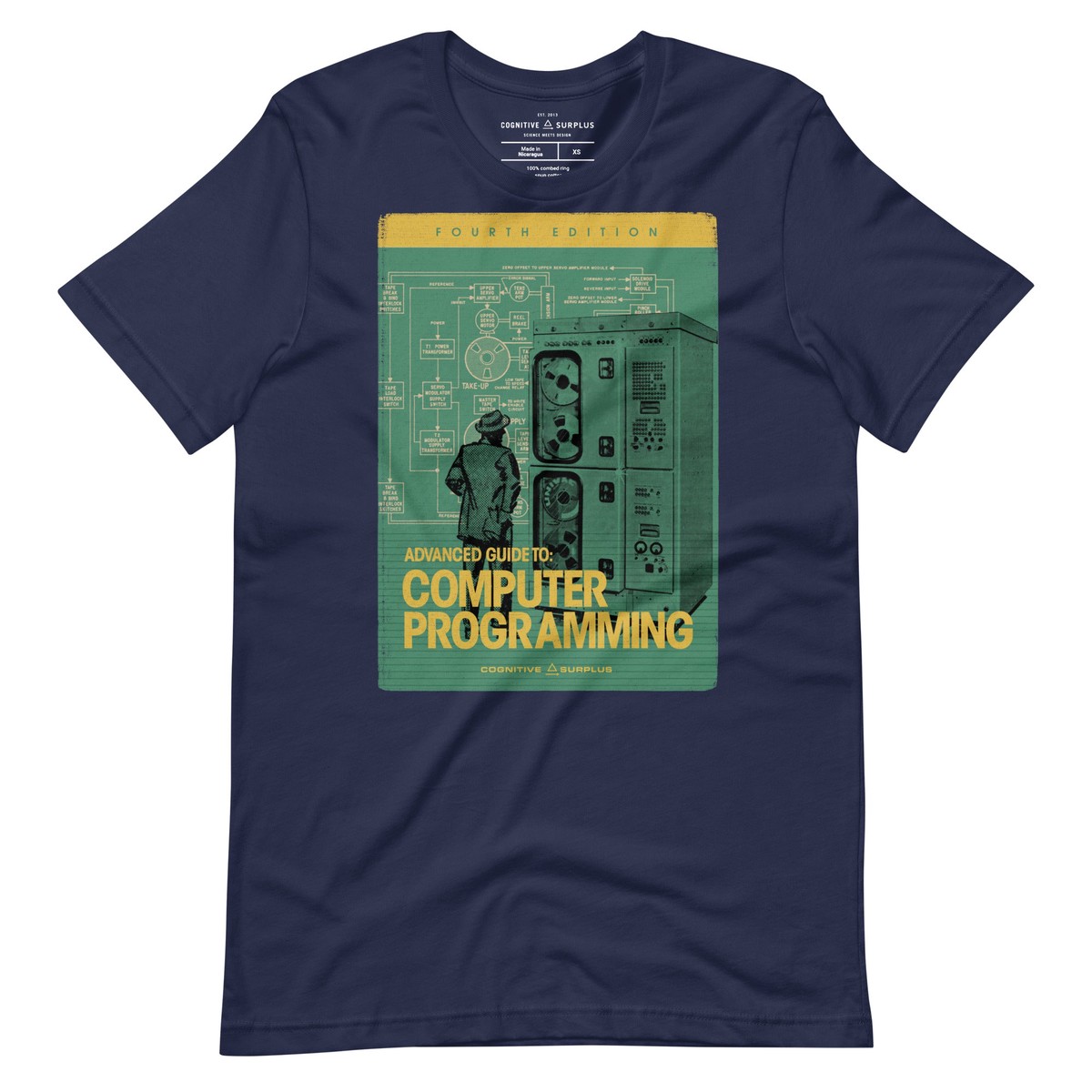 Advanced Computer Programming Graphic Tee - Navy | 3XL