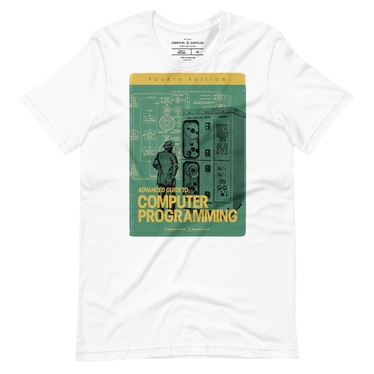Advanced Computer Programming Graphic Tee - White | 3XL